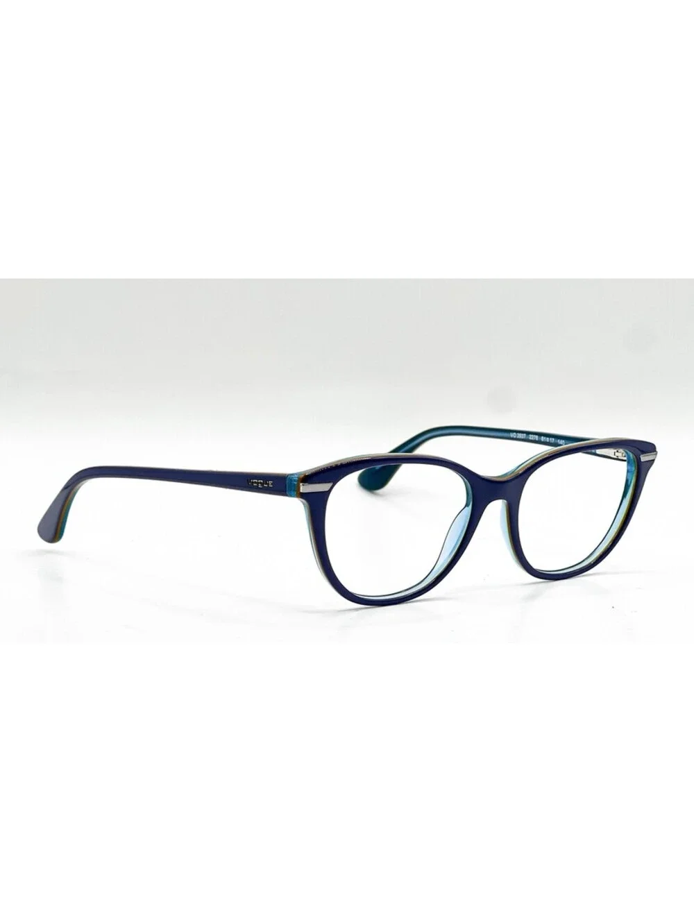 Vogue VO 2937 2278 Bluette Orange Azure Transparent Eyeglass Frames 51-17